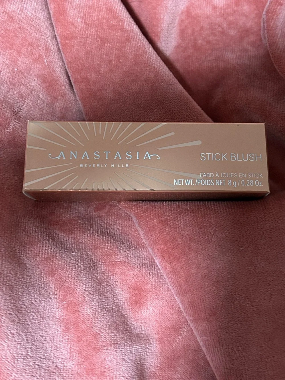 Anastasia Beverly Hills Stick Blush - nectarine – swatched once